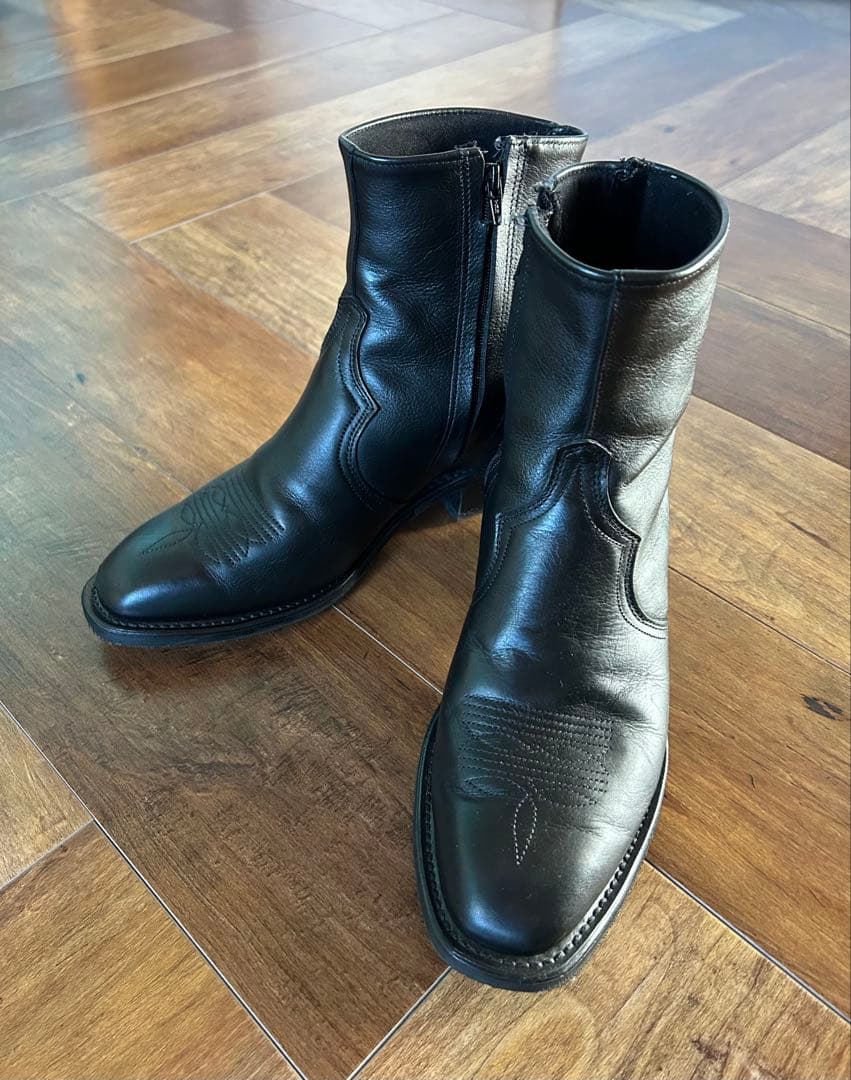 Abilene ウエスタンブーツ サイドジッパー 本革 レザー　アビリーン