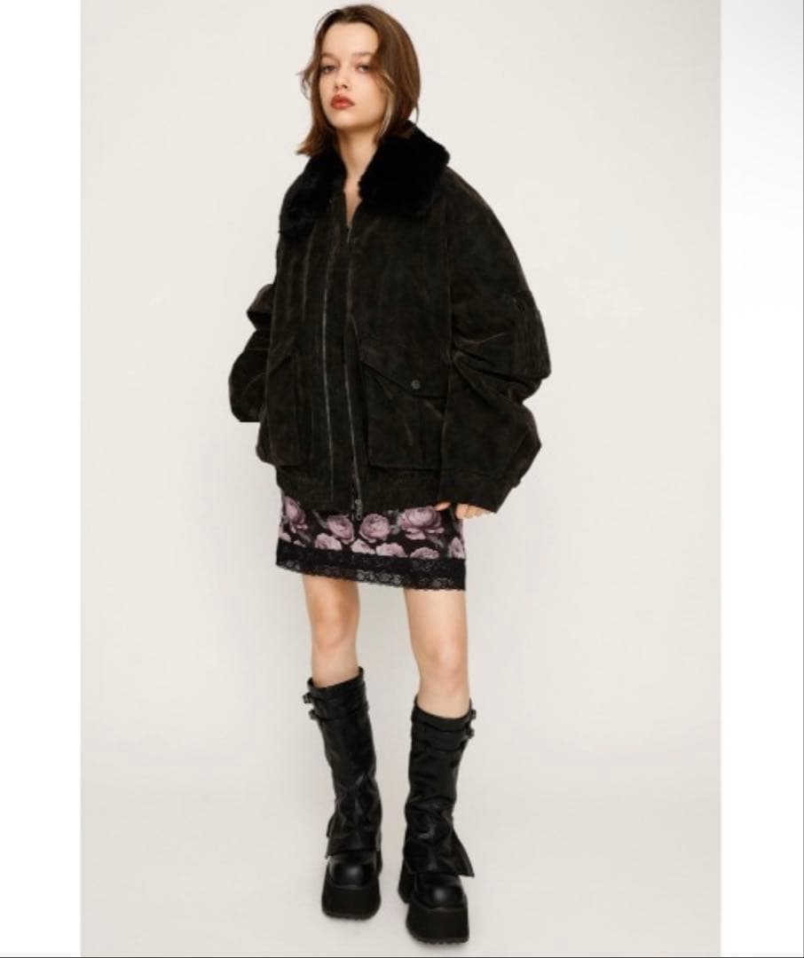 SLY WASHED PUFFER BZ ウォッシュド パッファー ブラック