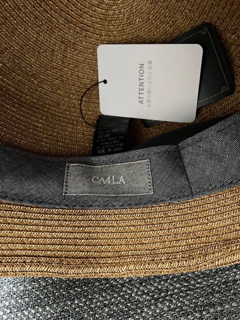 CA4LA CHLOE3 クロッシェ 麦わら帽子