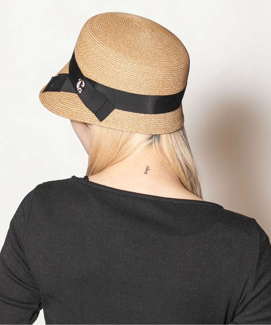 CA4LA CHLOE3 クロッシェ 麦わら帽子