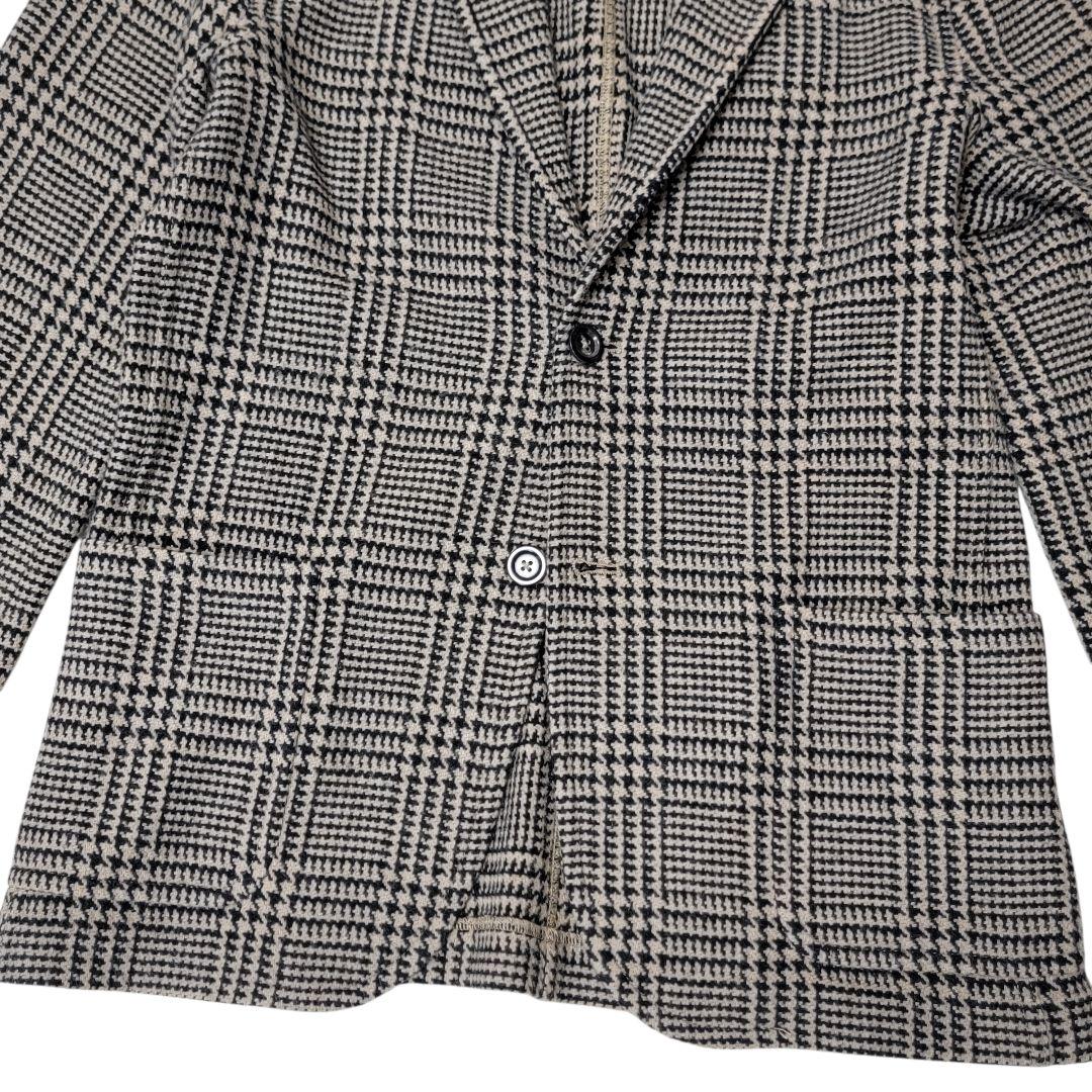 ほぼ未使用 チルコロ CIRCOLO グレンチェック ウールジャージージャケット