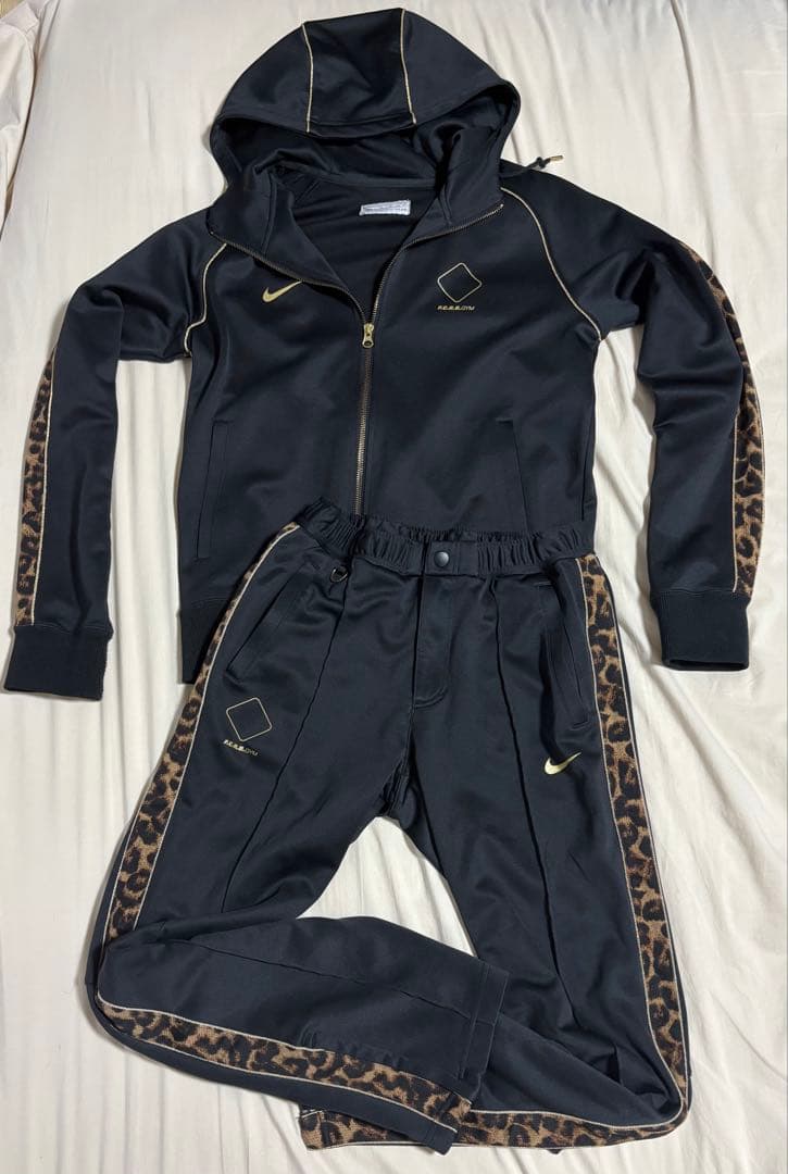 NIKE × F.C.R.Bブリストルパーカージャージセットアップ レオパード