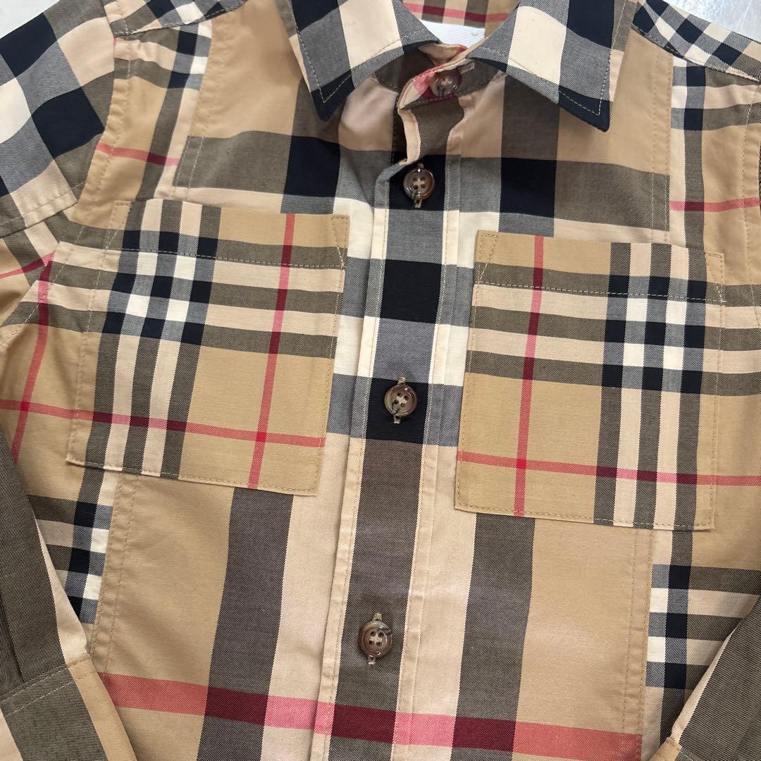 BURBERRY チェック柄 長袖シャツ