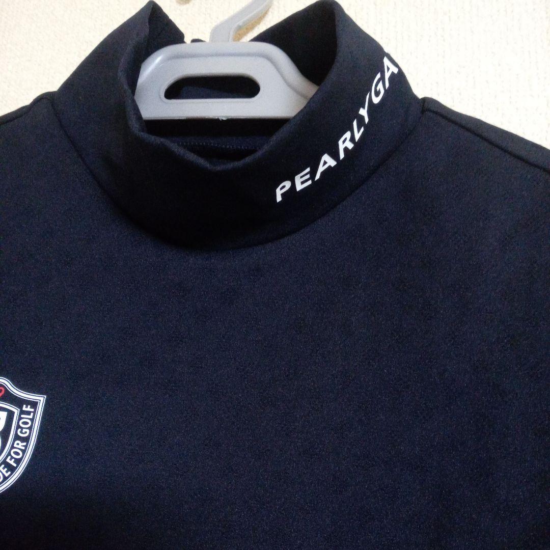 新品PEARLY GATES ネイビー ハイネックシャツ