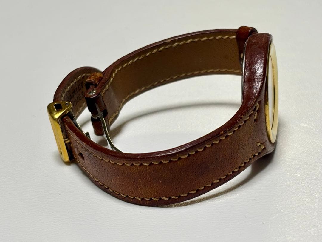 動作OK 2026.1 電池交換済HERMES エルメス 時計 アーネ ゴールド