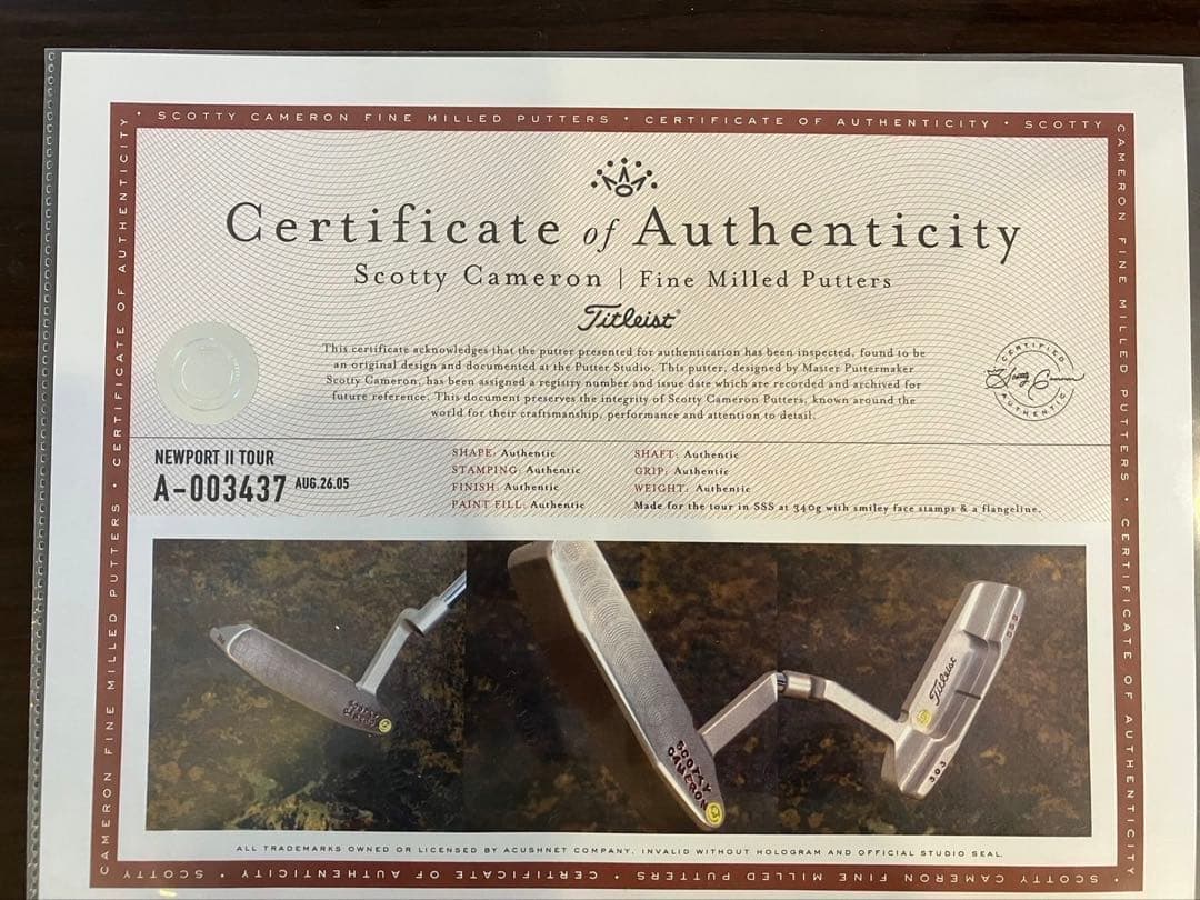 Titleist 303 SSS Scotty Cameron パター