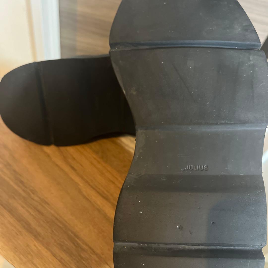 JULIUS ユリウス オーバーレイング デッキシューズ（667FWM3)