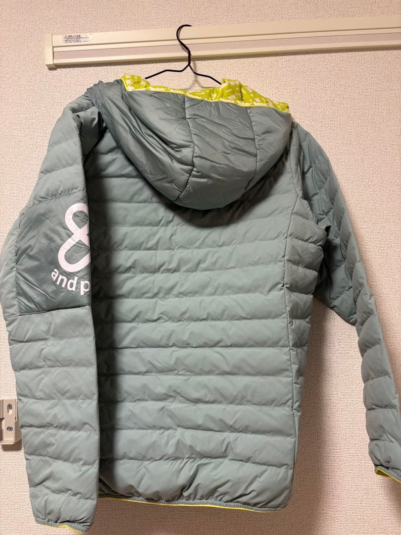 and per se ダウンジャケット LL 水色