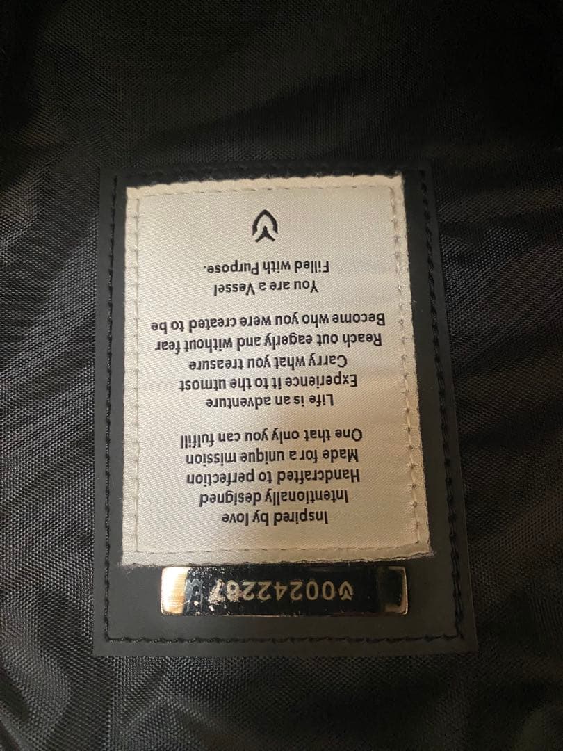 【訳あり】Vessel PLAYER3.0 キャディバッグ 黒/オレンジ/白