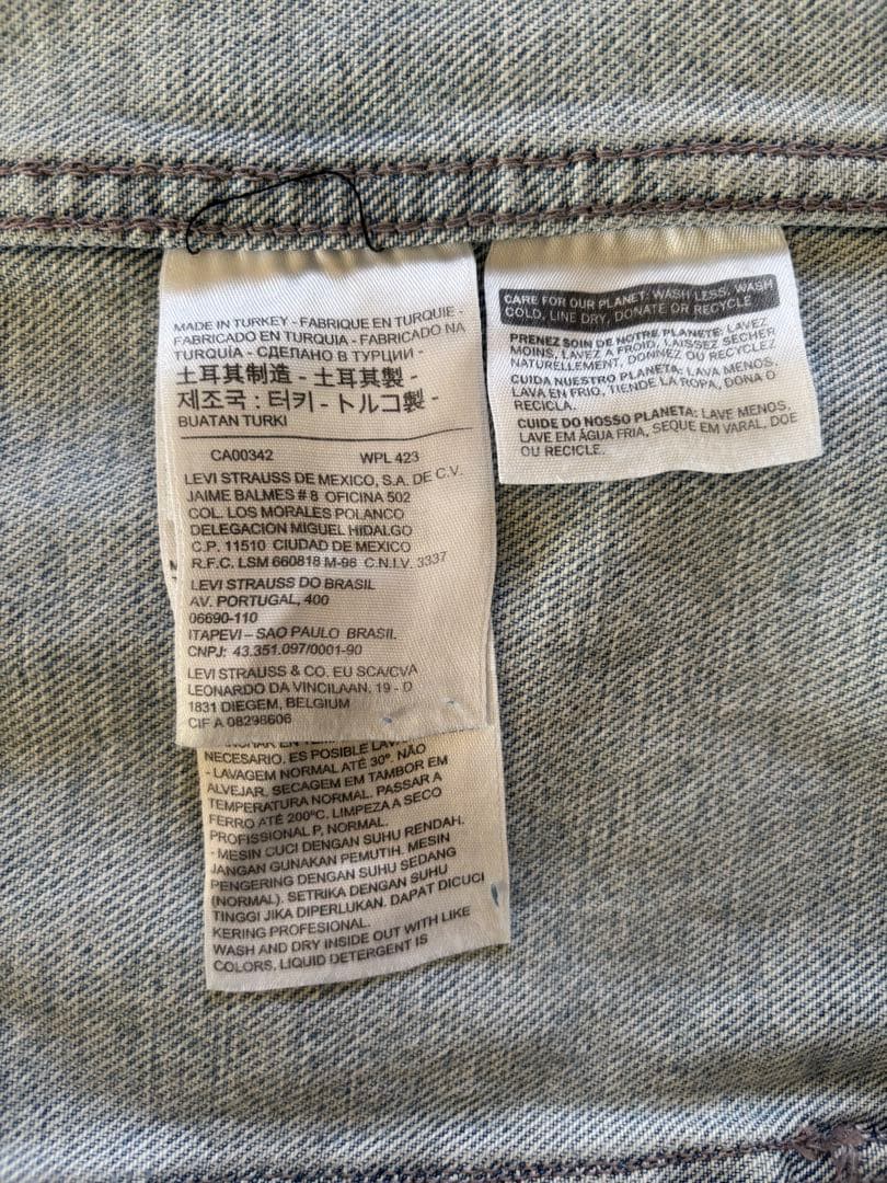 LEVI'S デニムジャンバーニューヨークで購入新品未使用品サイズ4