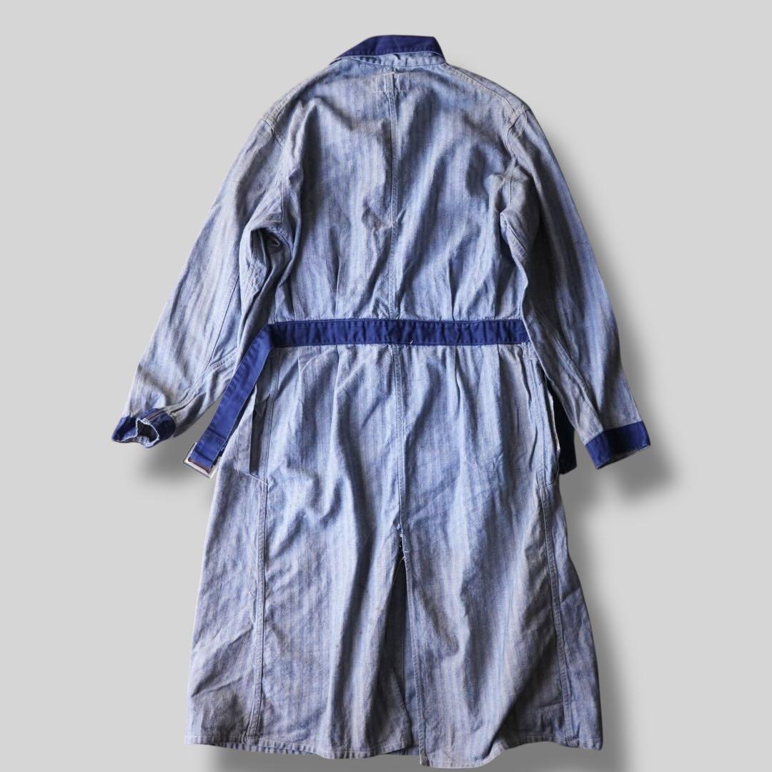 80's~90's ヘリンボーンワークコート ショップコート 雰囲気系 ボロ