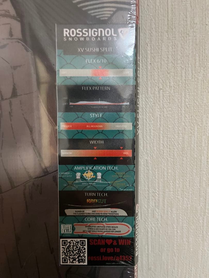 スノーボード Rossignol XV SUSHI SPLIT 145w