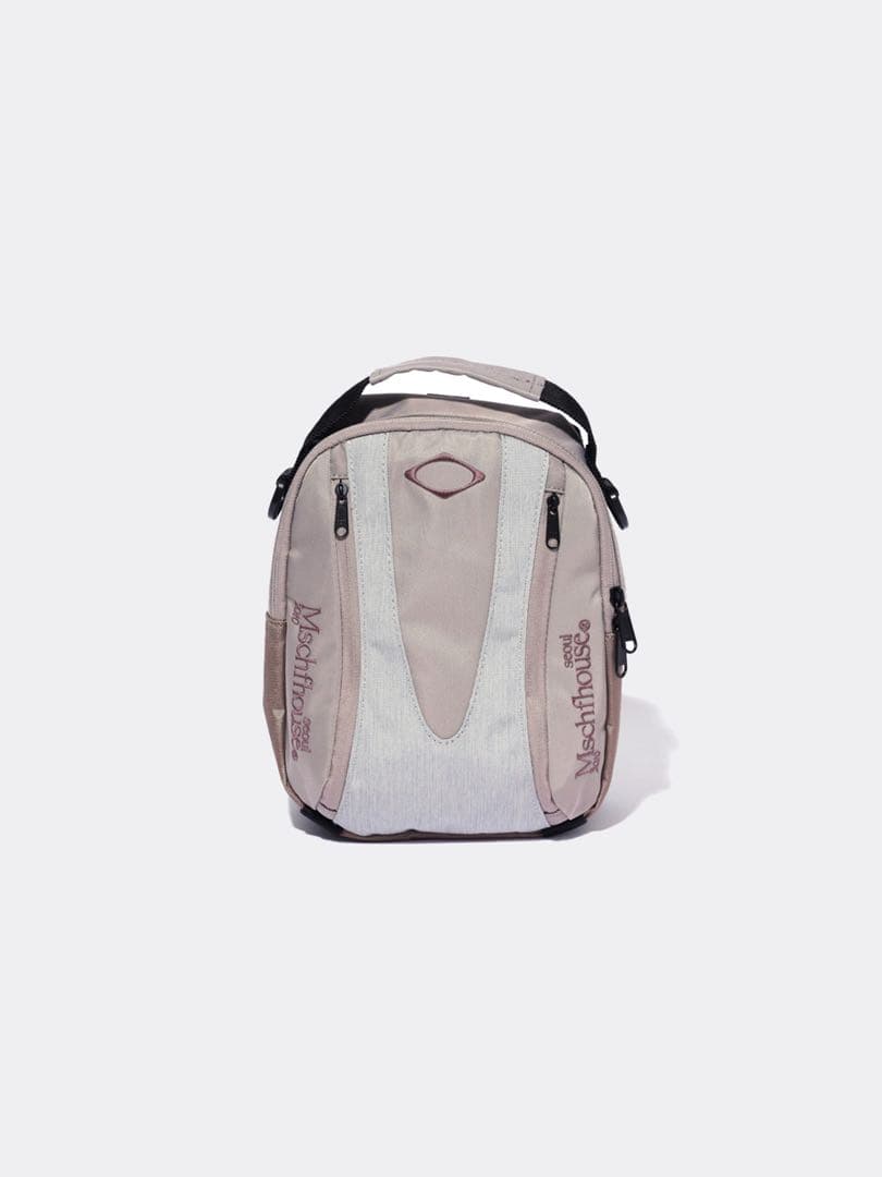 バッグ mschf RHOMBUS SLING BAG-PINK GREY