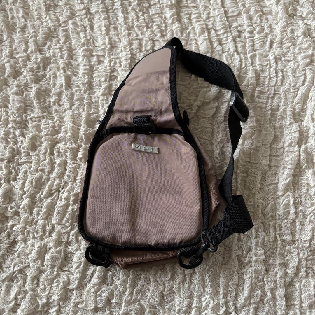 バッグ mschf RHOMBUS SLING BAG-PINK GREY