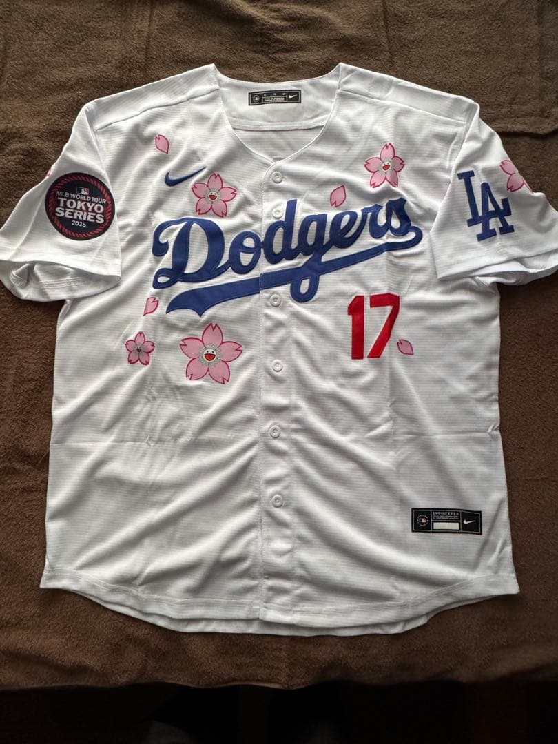 ドジャース　ユニフォーム　 大谷翔平 17 ユニフォーム　 XL