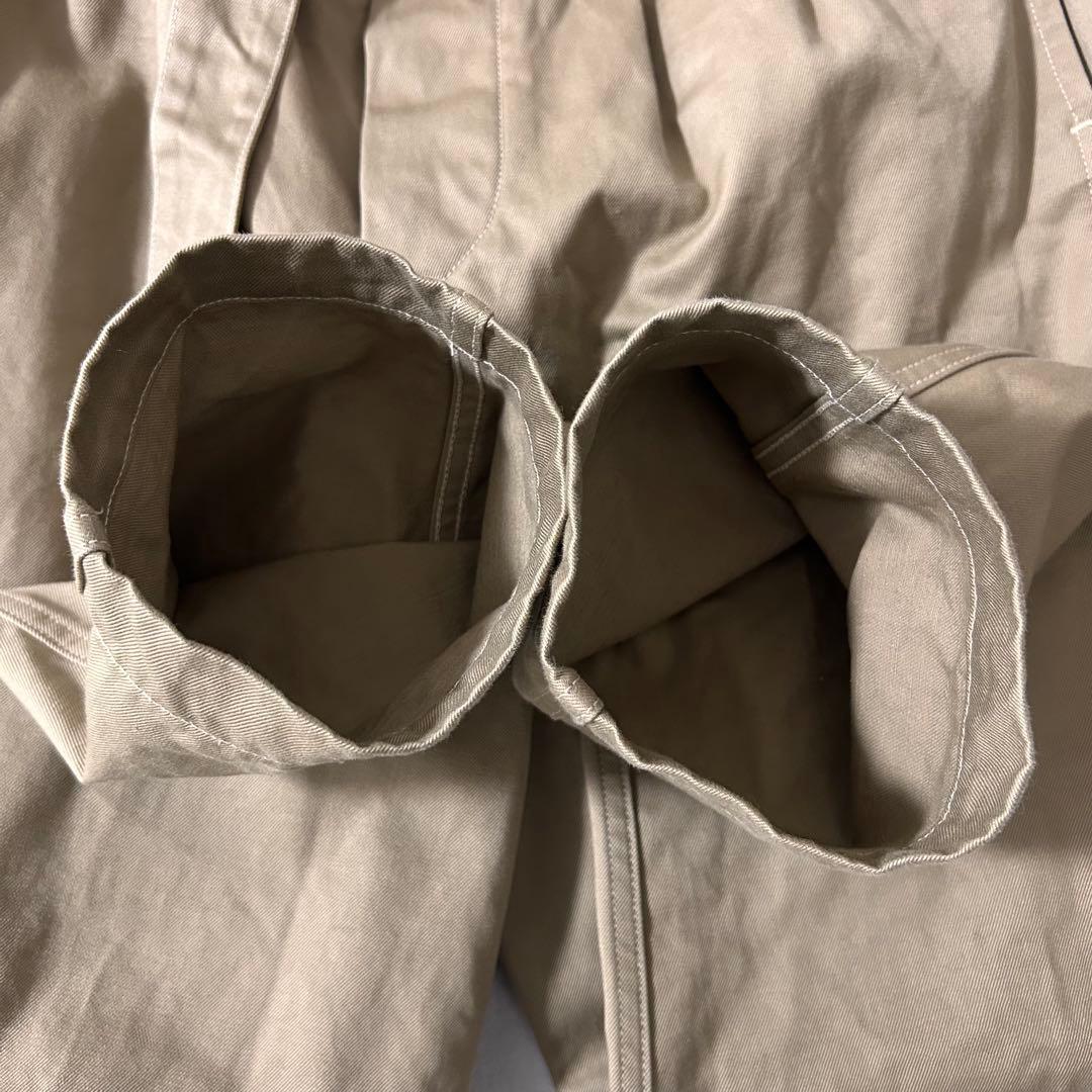 コモリ　COMOLI チノパン　ベルテッドパンツ　0サイズ