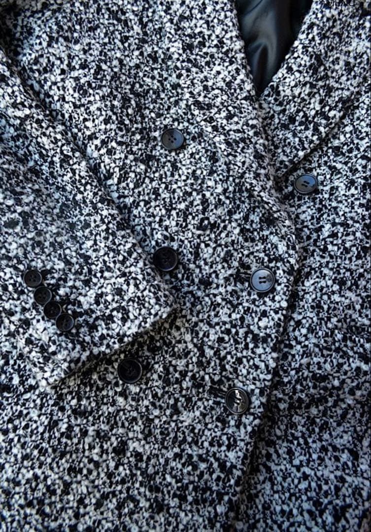 shéller ツイードジャケットコート