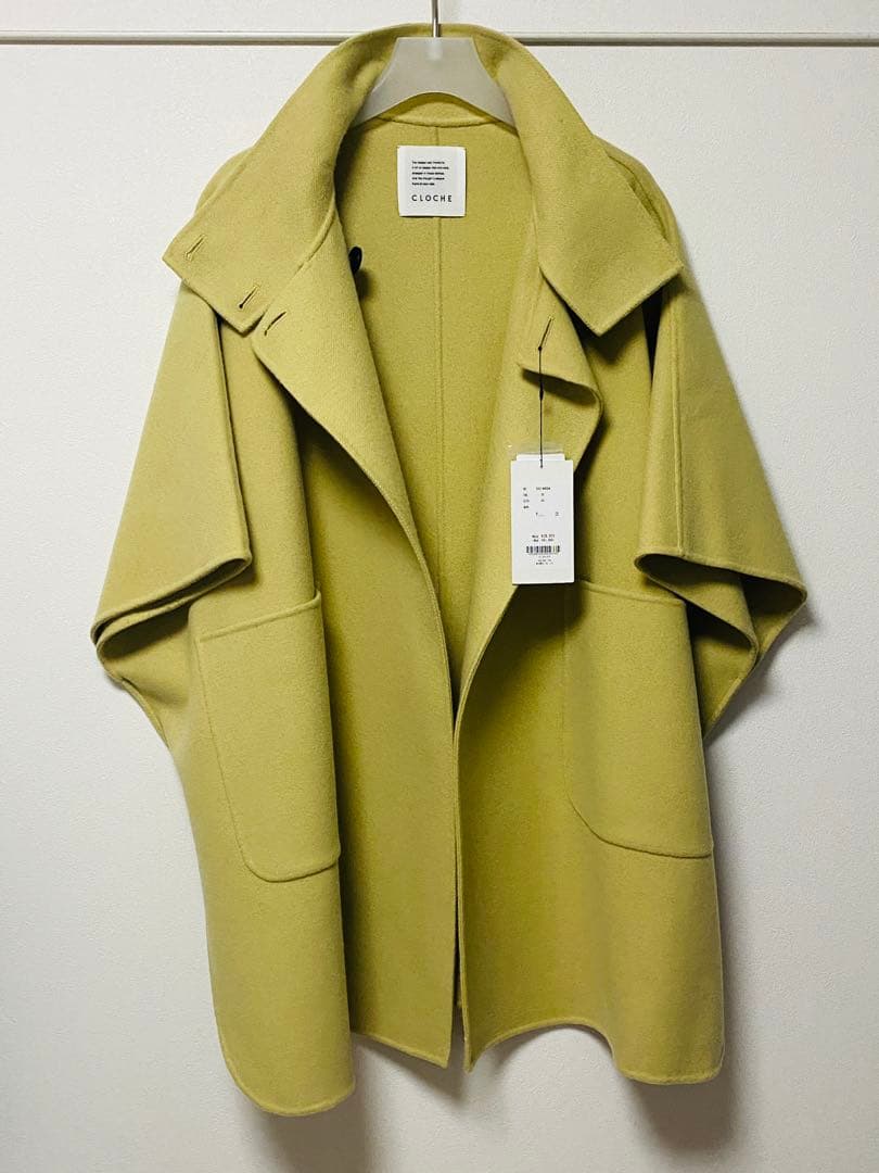 CLOCHE クロッシェ ウールポンチョコート552-84504