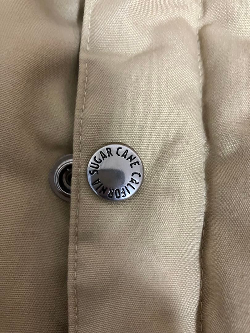 SUGAR CANE ダウンベスト Lサイズ ベージュ・ブラウン キムタク