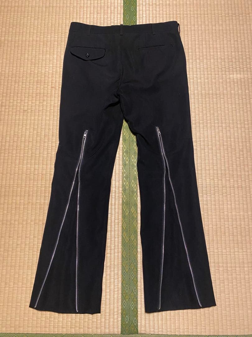 コムデギャルソンオムプリュス 2023春夏 zipスラックス