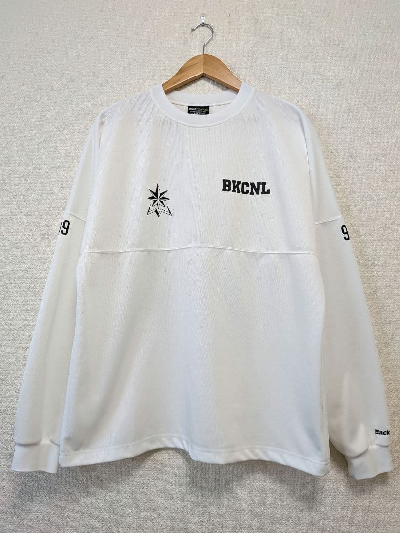 美品☆ Back Channel WIDE MESH LONG SLEEVE T