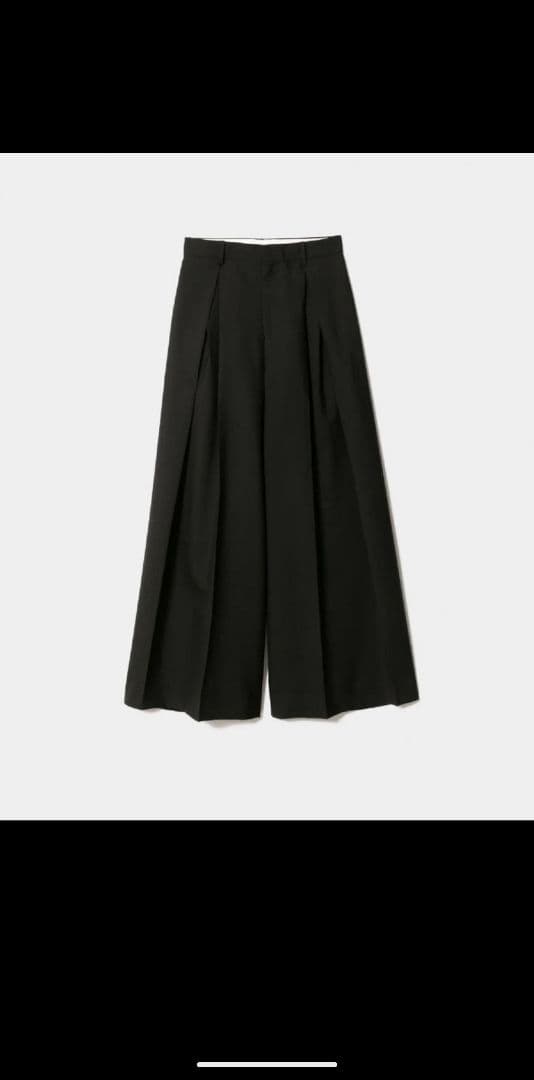 【おいしい水】beautiful people スリータックワイドパンツ