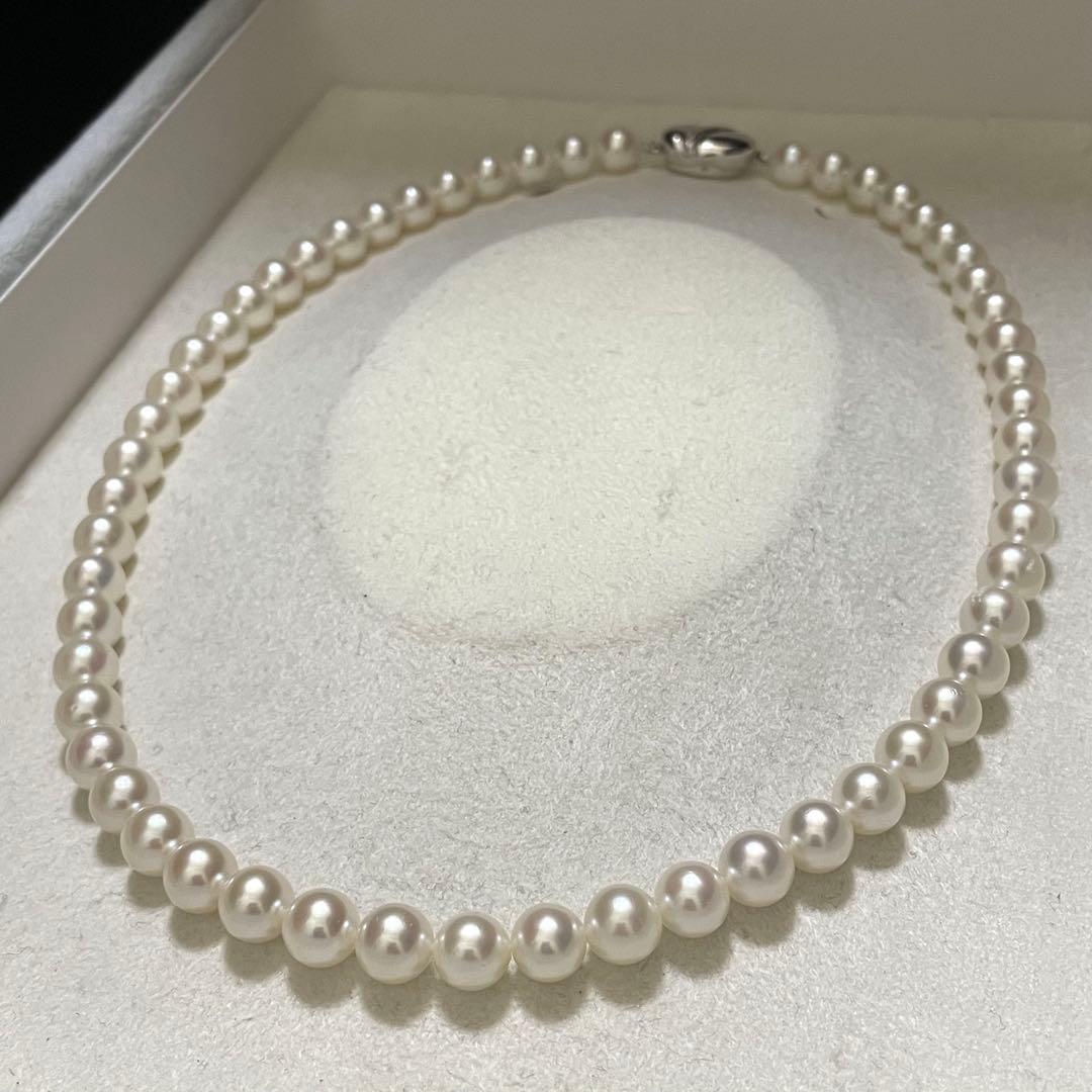 Mgnad 真珠✨Pt900】あこや本真珠 ネックレス ピアス 7.0