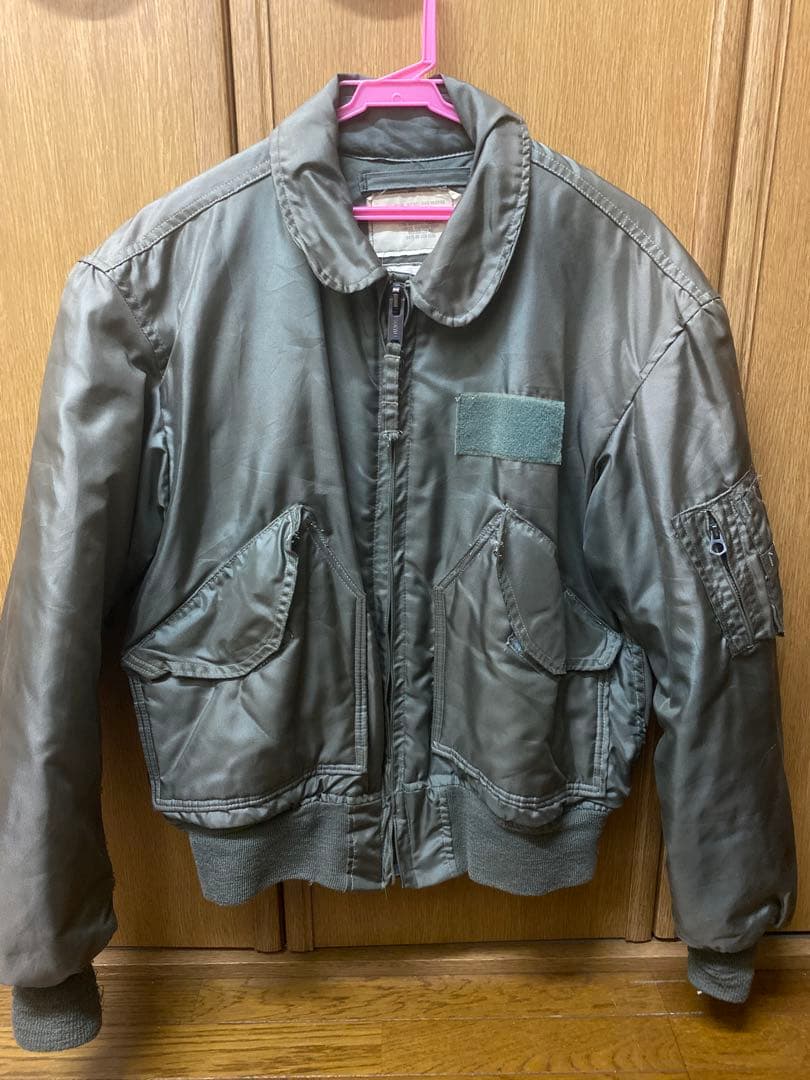 80s CWP-45/P アメリカ軍　フライトジャケット 81年製 実物 古着