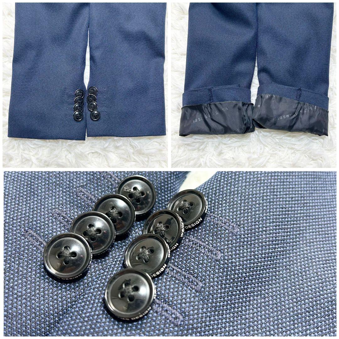 【美品】ワルツバイビームスデザイン フォーマルスーツ キッズ 紺 男の子 150