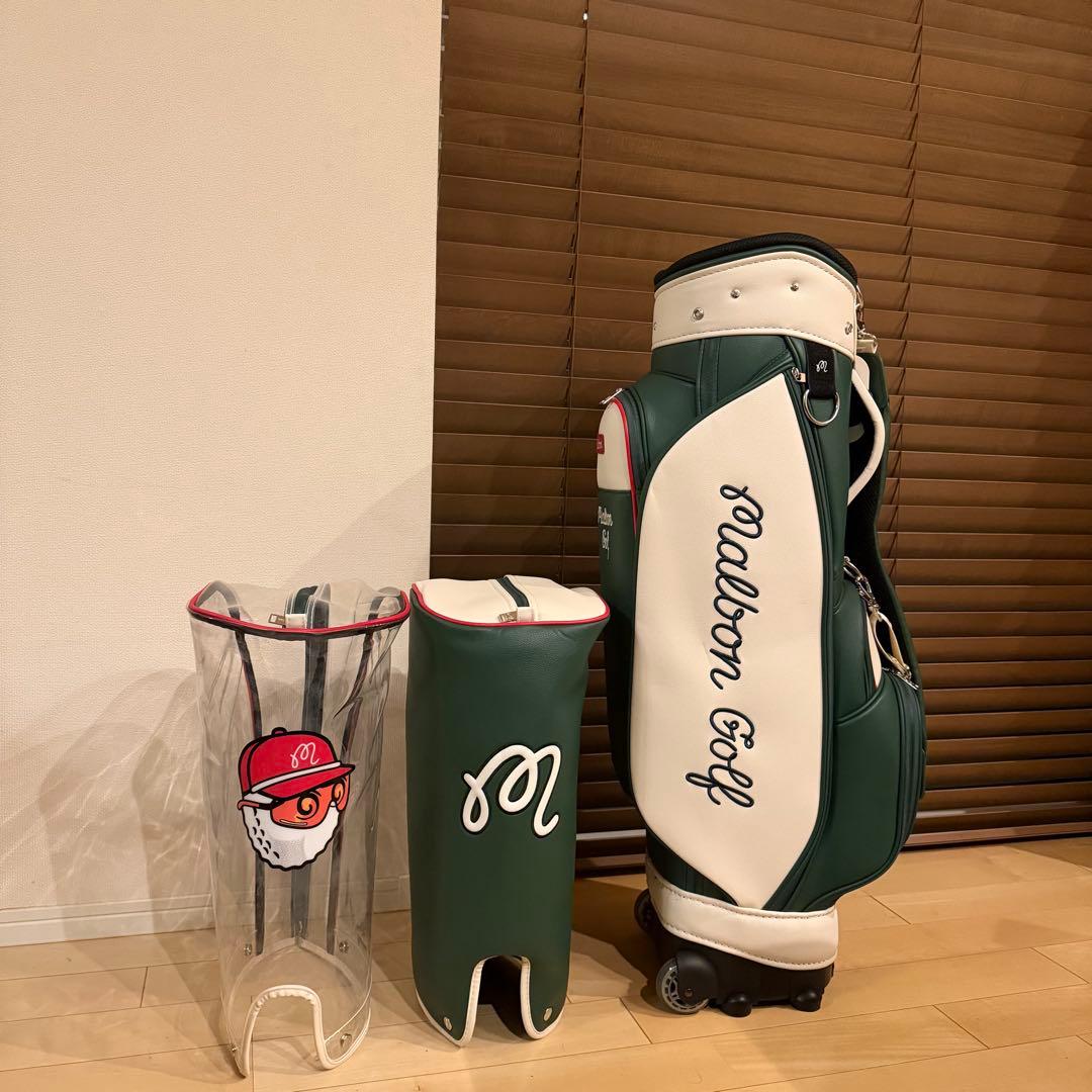 【国内発送】25新作MALBON マルボンゴルフ キャディバッグ ゴルフバッグ緑