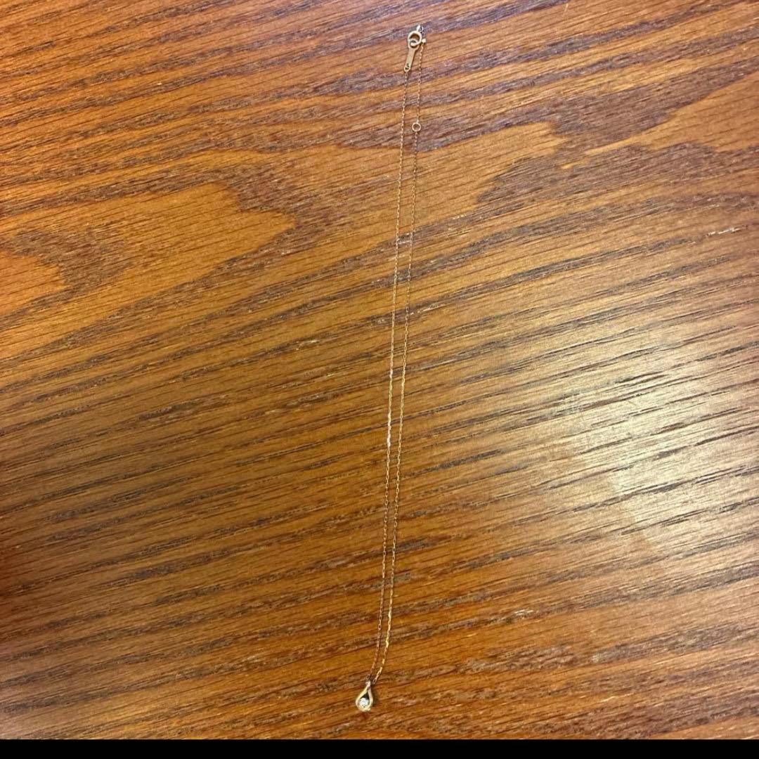 4℃ ヨンドシー　K10 ネックレス　アメジスト　ダイヤモンド　2月誕生石