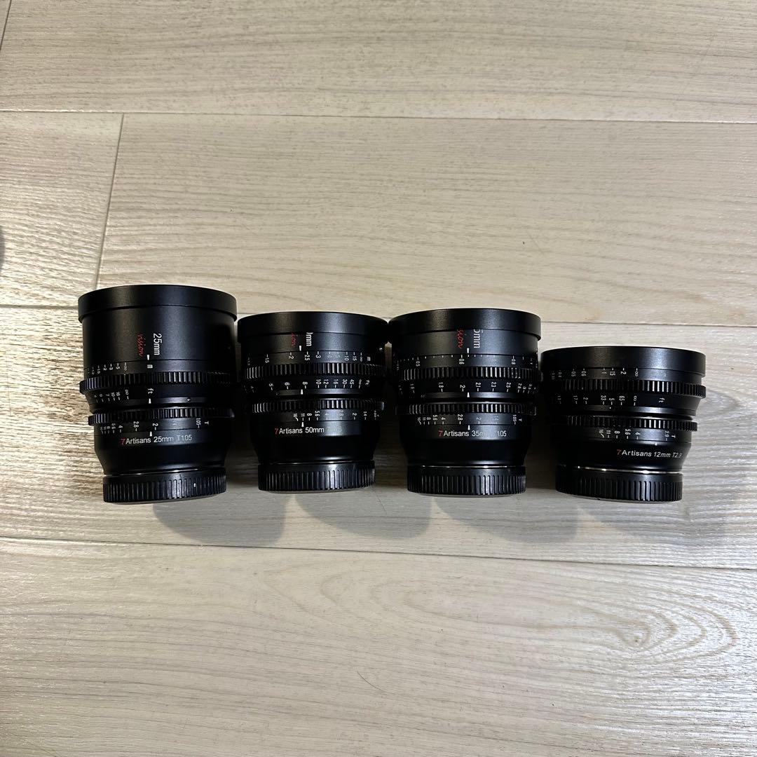 7Artisans 単焦点レンズ4本セット (F1.05)