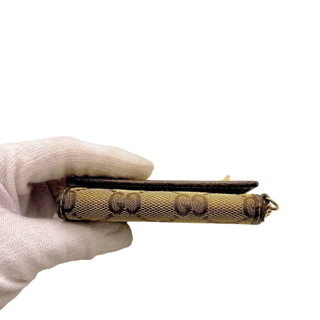 GUCCI GGキャンバス ブラウン キーケース 6308