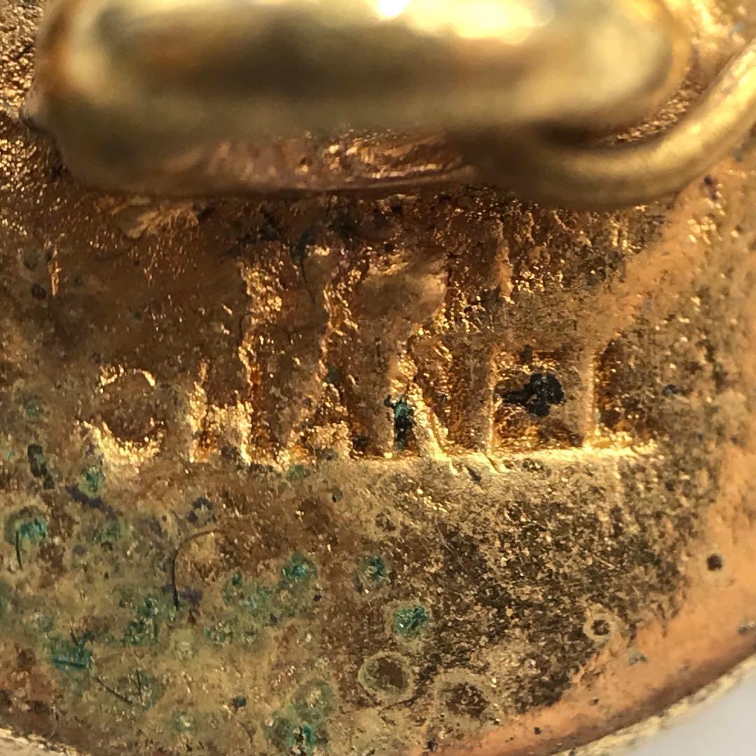箱付 CHANEL ヴィンテージ シャネル パール ゴールド カフス