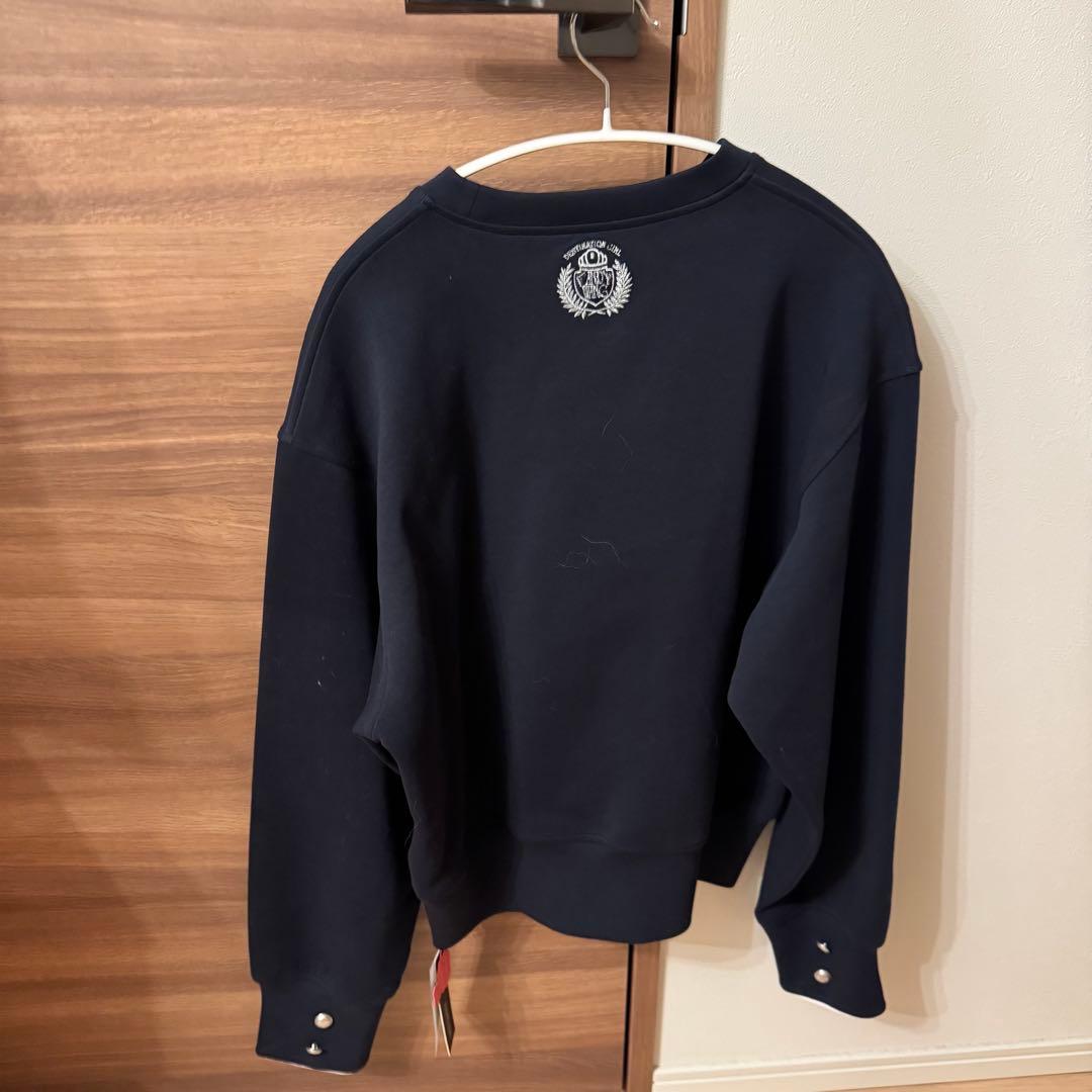 ANDWANG Signature Club Pullover ネイビー F