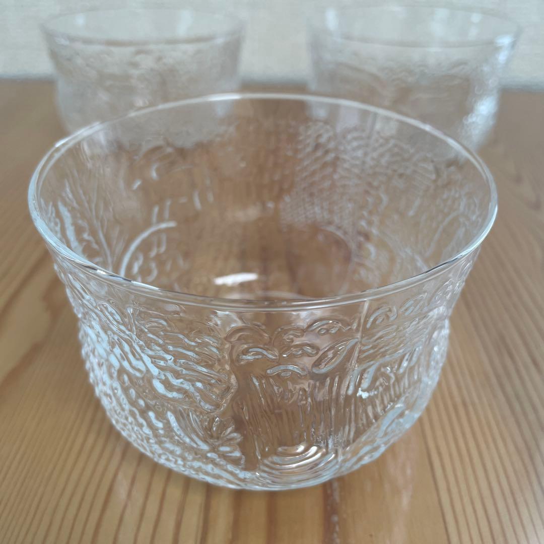 アラビア　ヌータヤルヴィ　ファウナ　クリア　ヴィンテージ　3個セット