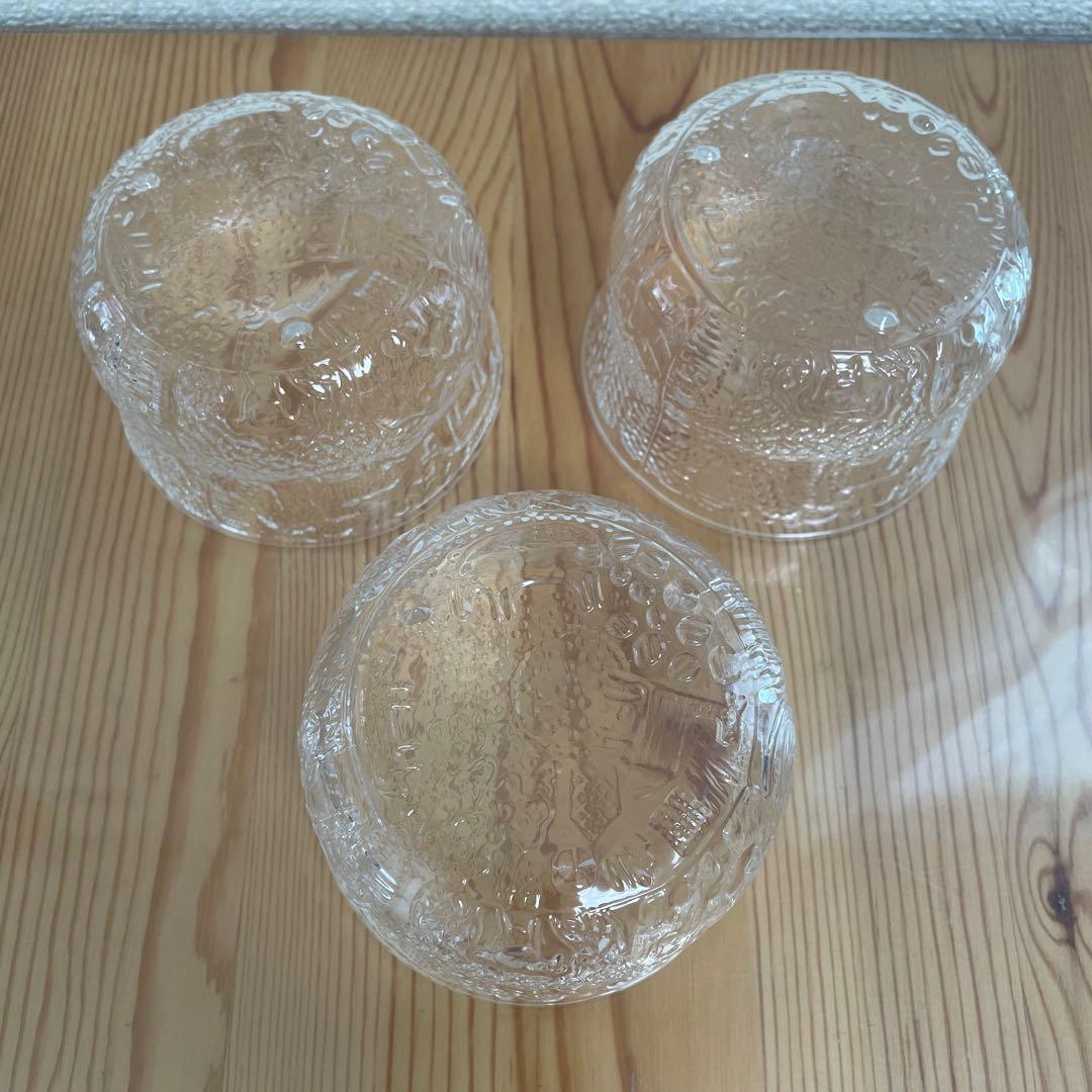 アラビア　ヌータヤルヴィ　ファウナ　クリア　ヴィンテージ　3個セット