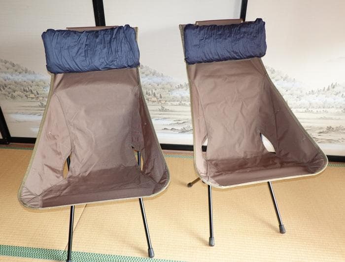 ヘリノックス タクティカルサンセットチェア（コヨーテ）アクセサリー込み×２セット