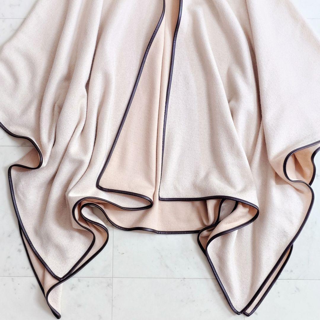 美品✨定価4.2万 トゥモローランド ウールコットンダブルフェイスポンチョ
