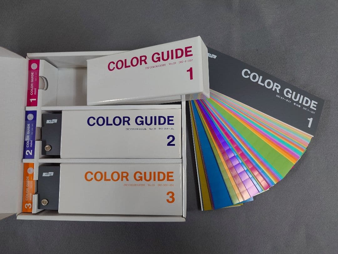 DIC　大日本インキ化学　カラーガイド　　第19版　1.2.3