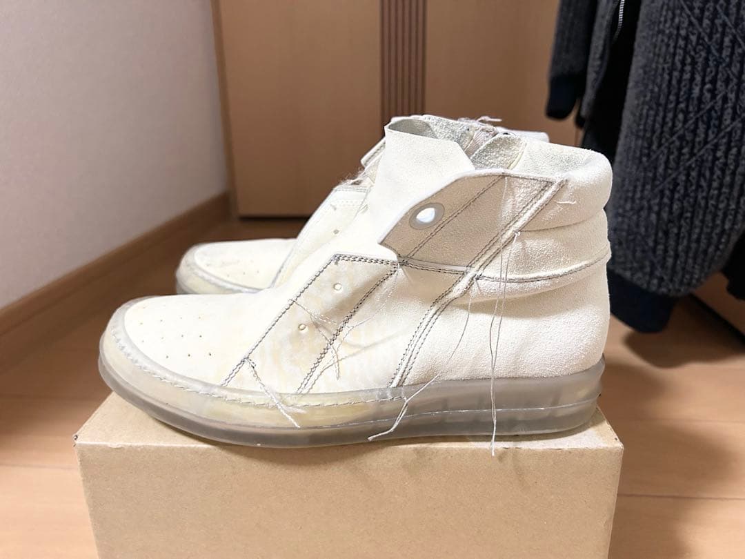 RICK owens リックオウエンス スニーカー レザー クリアソール 美品