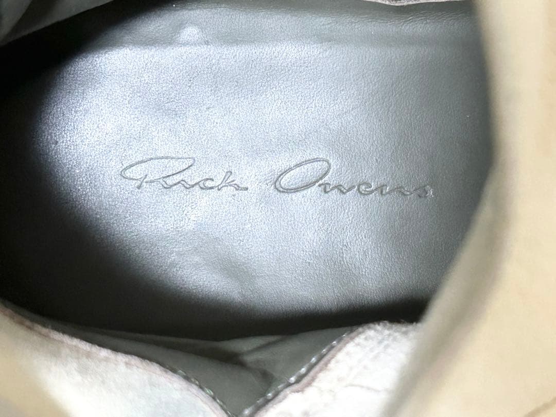 RICK owens リックオウエンス スニーカー レザー クリアソール 美品