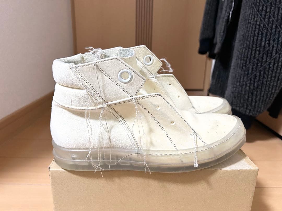 RICK owens リックオウエンス スニーカー レザー クリアソール 美品