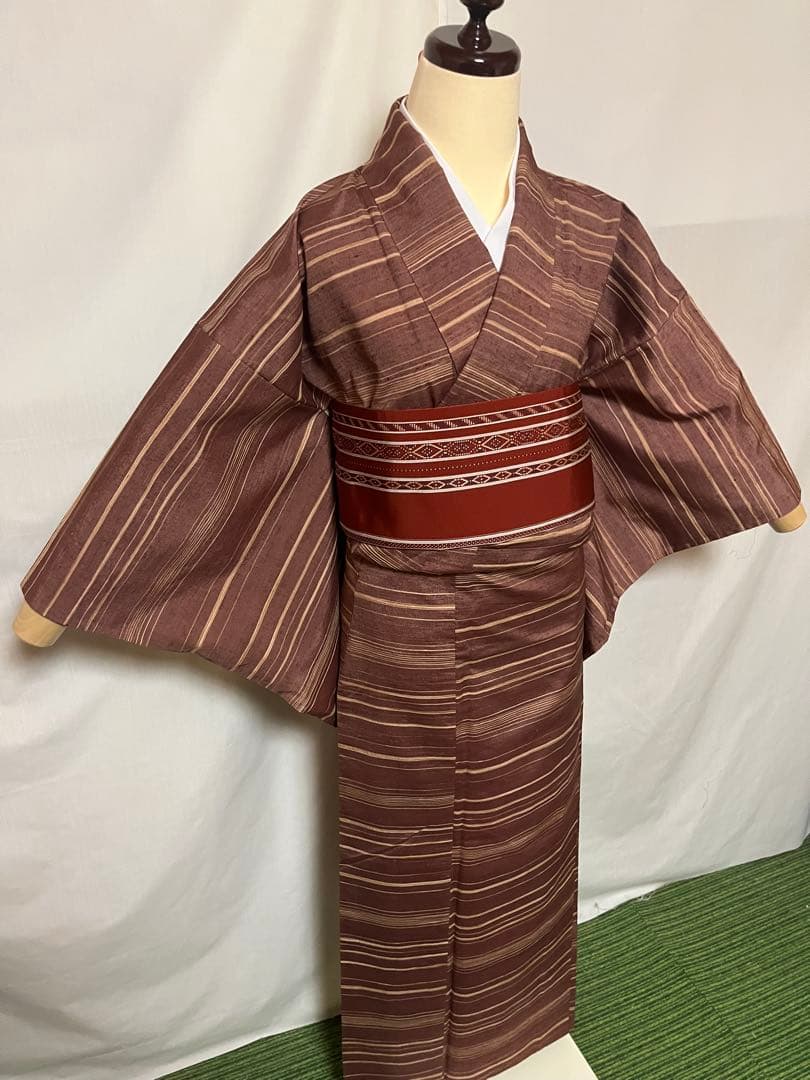 ⭐️早い者勝ち⭐️【国宝品】⭐️岐阜県重要無形文化財⭐️【郡上紬】⭐️手引真綿⭐️紬⭐️着物