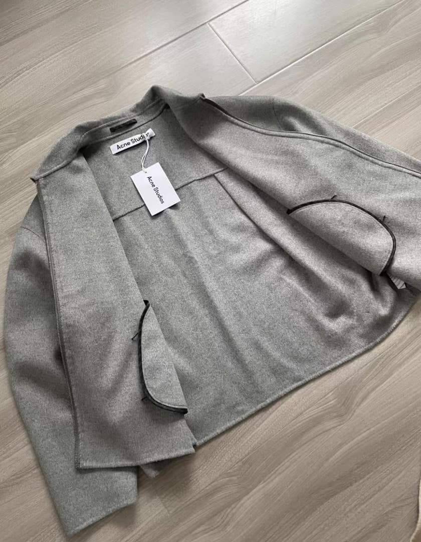 Ache Studios ウールジャケット グレーLサイズ 美品