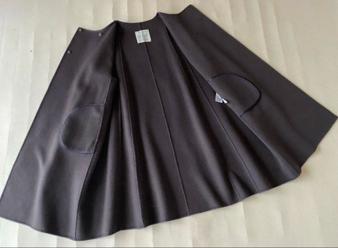 定価10万NEMIKA by Leilianウールアンゴラノーカラーリバーコート