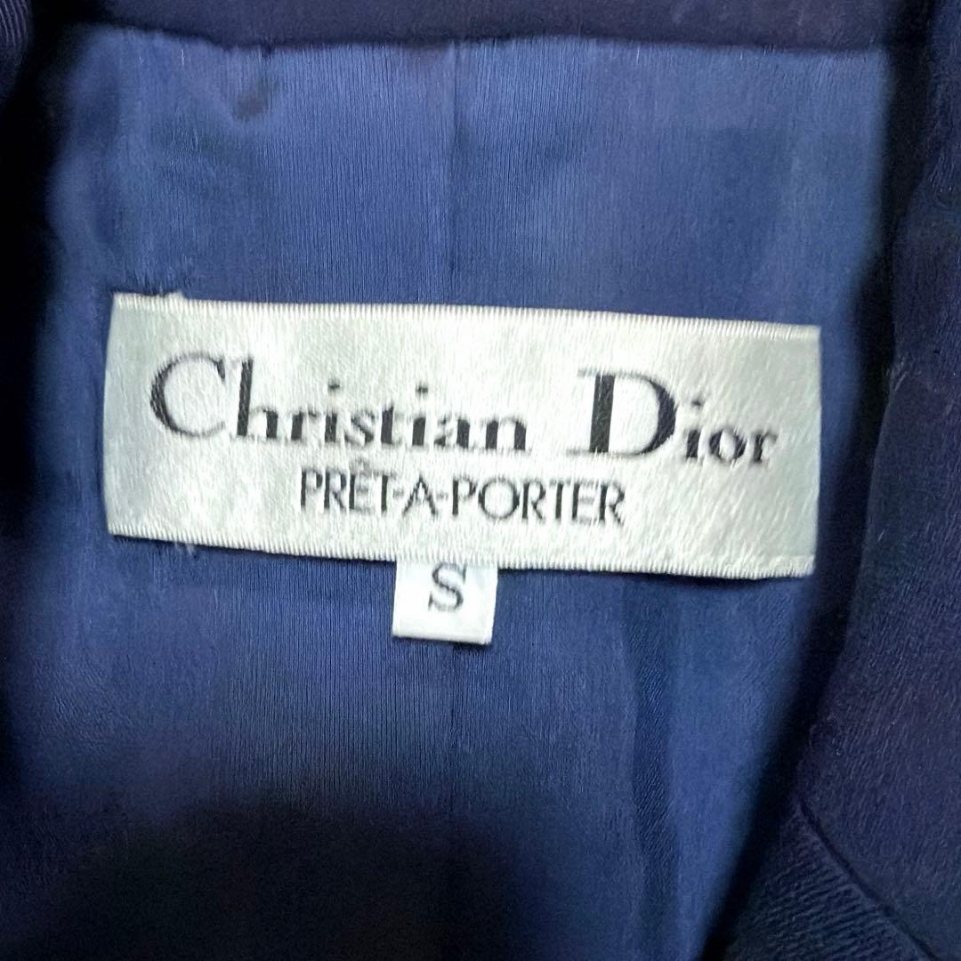 美品★Christian Dior★紺ブレ テーラードジャケット ネイビー S