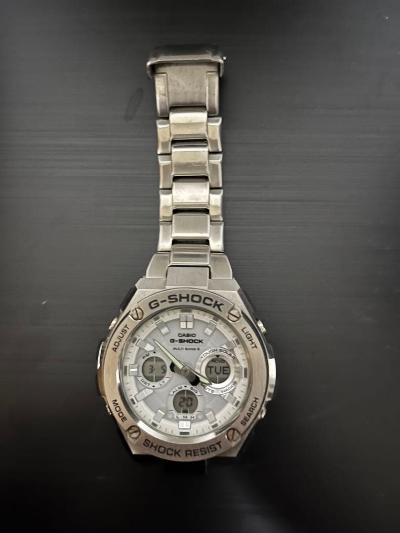 GST-W110D/CASIOカシオ/G-SHOCK/G-STEEL電波ソーラー