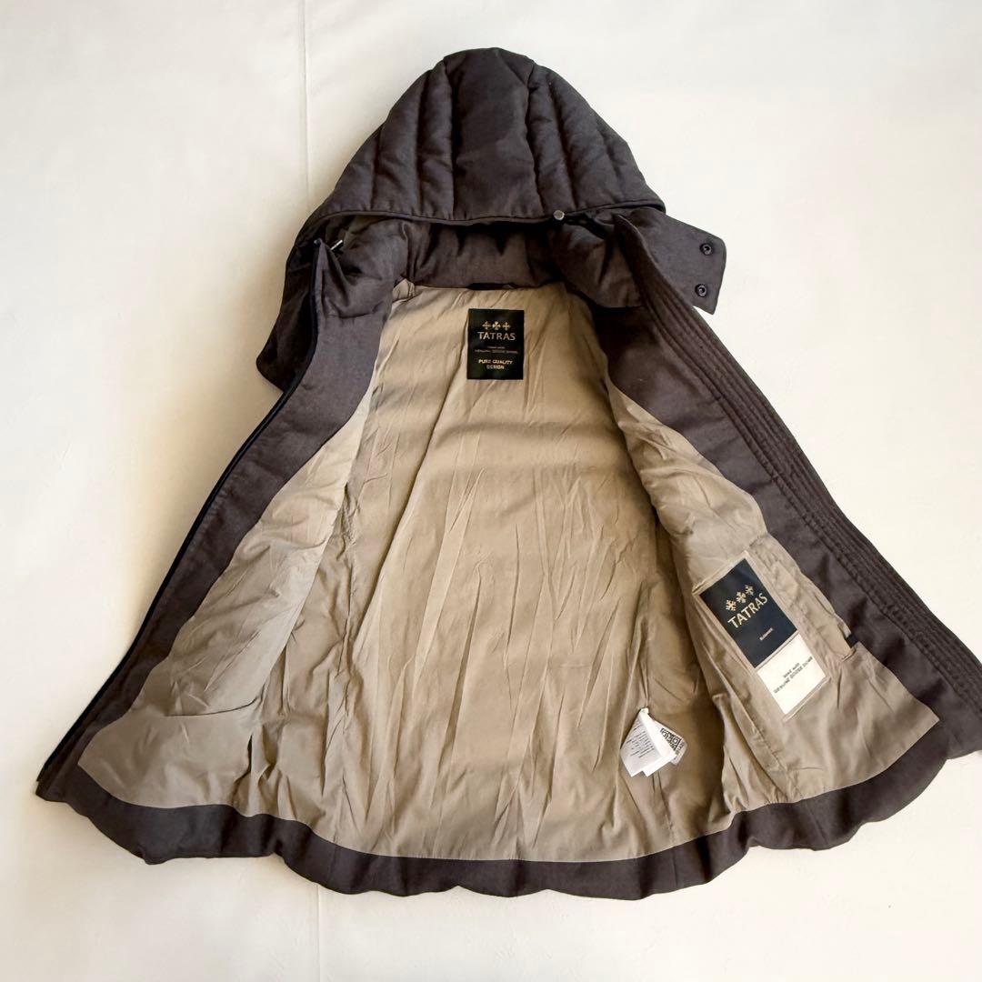 TATRAS タトラス 2way フード付き キルティングダウンベスト