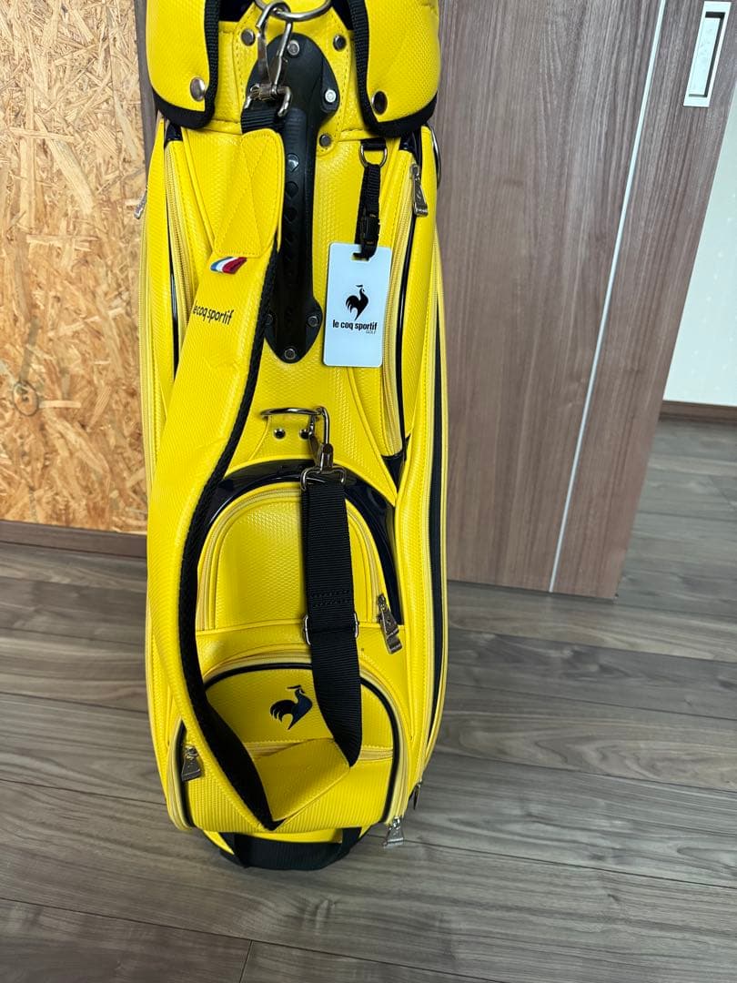 ルコック　イエロー キャディバッグ　ゴルフバック